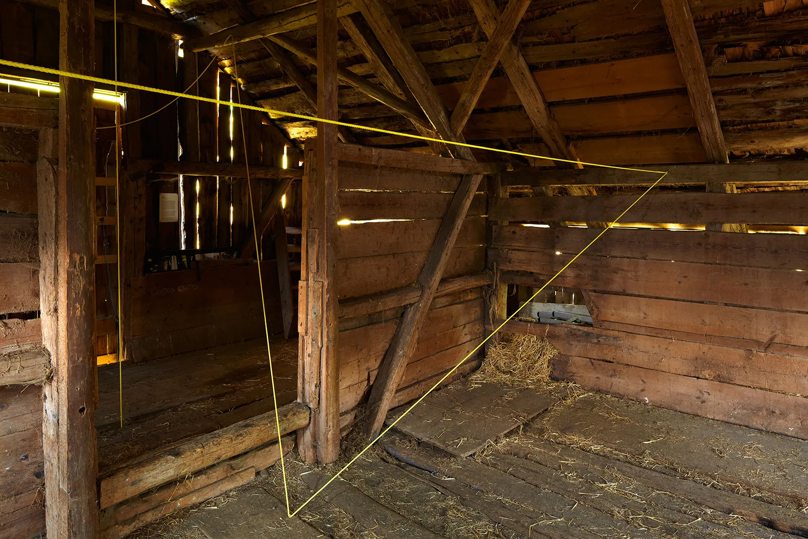 Brian O'Doherty – Taking a Line for a Walk, 2012 – Foto: David Aebi